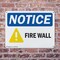 Signmission Fire Wall OSHA Notice Sign, Plastic, 10in W x 7in L, 2PK OS-2PACK-NS-P-710-L-15670 - alternate 7